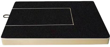 Tableau à griffes pour chiens | Tapis à gratter pour chiens | Lime à ongles en bois | Planche à lime à ongles pour chien avec boîte à goûter intégrée | Tapis de meulage des ongles pour chiots pour