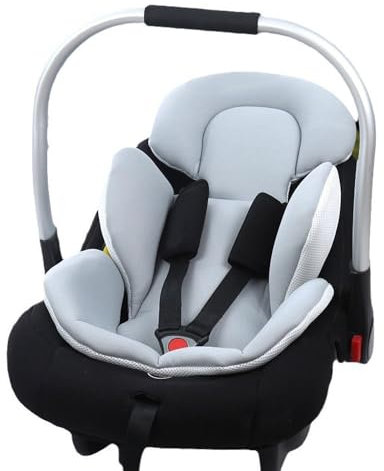 Jiimhte Weiches Autositz Einsatzkissen, Sitzverkleinerer Für Hochstuhl Babyautositz Kissen Sitzverkleinerer Babyschale Baby Autositz Einsatzkissen Tragbares Kopfstützen Kopf Und Körperstützkissen