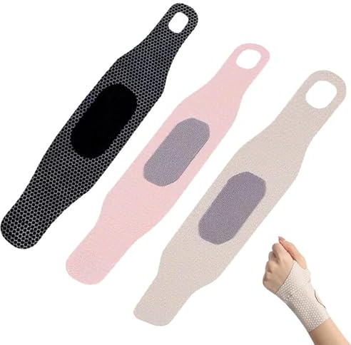 GGUFAY 3 confezioni di fascia da polso, fascia di supporto per il polso, fascia da polso, fascia da polso, palestra per sport, fitness, lavori domestici