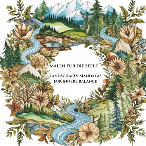 Malen für die Seele: Landschafts Mandalas für innere Balance