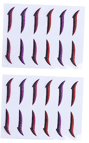 CALLARON 12pares Pegatinas para Delineador de Ojos Pegatinas para Párpados Dobles Autoadhesivas Tiras para Párpados Dobles para Maquillaje de Ojos