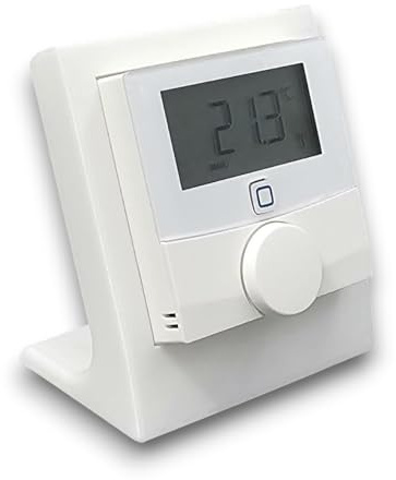 Halterung kompatibel Thermosten von HomematicIP in Weiss Wand Halter Tisch Aufsteller Ständer DS55