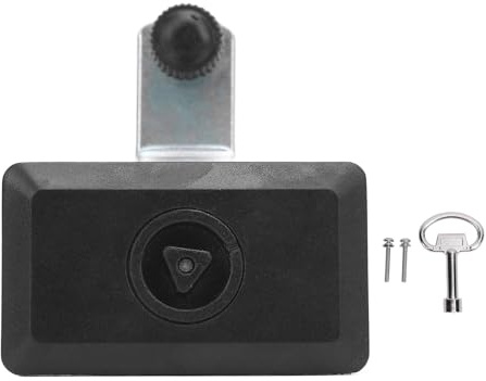 YolieraArt Serratura per camper con 1 chiave, materiale metallico, facile installazione, maggiore sicurezza, resistente alle intemperie, per camper, rimorchi, rimorchi, furgoni