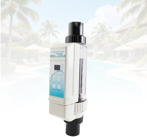 Chlorinateur pour Jacuzzis Et Piscines, Système De Chloration Automatique avec Générateur De Chlore Au Sel Et électrolyseur Piscine,8/12/16/20g/h(10600 gallons)