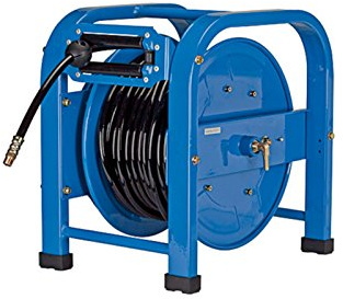 RIEGLER 113977-259/4050 Schlauchaufroller, mobiler Einsatz, PU-Schl. ø 12x8, G 3/8, 50 m, 1Stk