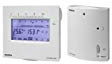 SIEMENS - Régulateur de température ambiante sans fil REV24-XA avec programmation hebdomadaire, écran LCD et algorithme PID pour un contrôle précis du chauffage et du rafraîchissement