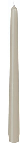 Duni Leuchterkerzen Uni greige, ca. 7 Std. Brenndauer, 250 x 22 mm 50 Stück