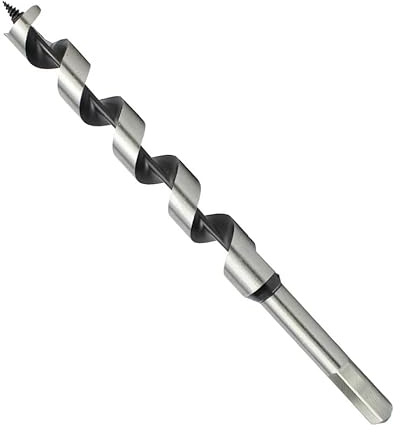 Weischer® - Schlangenbohrer 18 x 600 mm | Holzbohrer Spiralbohrer | 6-Kant-Schaft | Gewindespitze für präzise Bohrung | Weich- & Hartholz | stabiler & bruchfester Bohrer