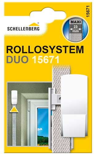 Schellenberg 15671 Rollladen-Gurtführung Duo Plus Maxi, weiß