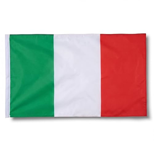 Sonia Originelli Italien Fahne XXL 160 x 240 cm - Fanartikel in der italienischen Nationalflagge für WM, EM und Public Viewing