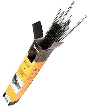 Fellowes 5112301 - Pack mit 25 Metallspiralen 48 mm, Schwarz