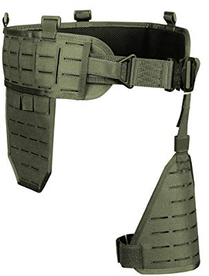 Gexgune Cintura Tattica Molle Cintura da Combattimento Cintura da Combattimento Rimovibile a Vita Larga Cintura Imbottita Bretelle Cintura con Pannello Gambe (4 Colori opzionali)
