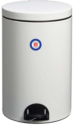 ROSSIGNOL Poubelle de cuisine, Poubelle 20L, Poubelle à pédale, Fabrication française, Seau intérieur amovible avec anse, Pratique ELORA