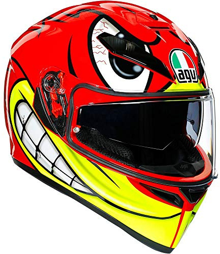 AGV Unisex-Adult K3 SV E2205 Multi MPLK Motorrad Helm, rot, XS