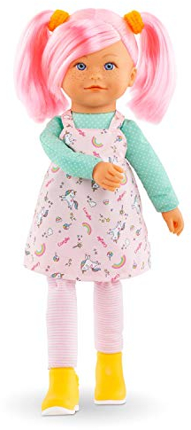 Corolle 9000300010 - Rainbow Praline, Französische Puppe mit Charme und Vanilleduft, Schlenkerbeine, 40cm