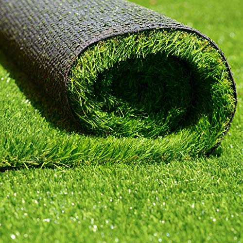 Harrier Kingston Luxury Artificial Grass - 35mm Pile Height 2m/4m Widths | Natural & Realistic Astro Turf | Premium Multi-Tonal Fake Grass For Garden/Outdoors (4, 1m)