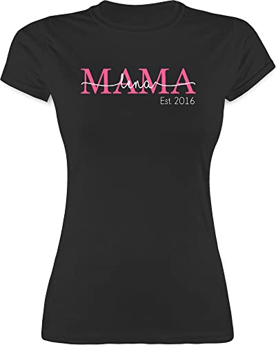 Geschenk mit Namen personalisiert by Shirtracer - Shirt Damen - Mama Mom Mutti Geschenk zum Muttertag