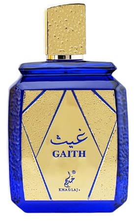 Gaith 100ml Eau de Parfum Spray by Khadlaj – Bold and Adventurous Fragrance for Men with Spicy Pepper Warm Ginger Mystical Incense Woody Cypress and Earthy Patchouli