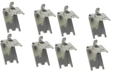 DOITOOL Lot de 2 Supports Détagères en Acier Inoxydable pour Réfrigérateur Fixations Faciles à Installer 4 Pièces