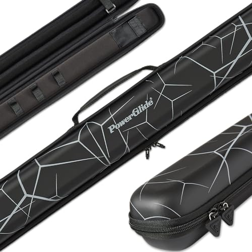 POWERGLIDE Svartur Funda para Taco de Billar, Unisex, Negro, Holds 1 x 2-Piece Cue