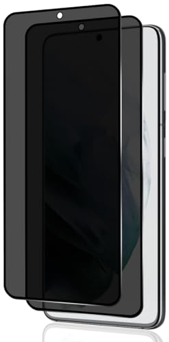 Teenrpov Schutzfolie für Samsung Galaxy S21 Sichtschutz Panzer Schutz Glas [2 Stück],Privacy Anti-Spy Einfache Montage,Screen Protector Displayschutzfolie Panzerfolie für Samsung Galaxy S21