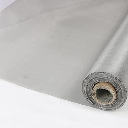 Edelstahl-Fliegengitter, 80er-Maschendrahtgeflecht, Lüftungsgitter für Fenster und Türen, gefaltete DIY-Fenstergitterrolle, Ersatzgitter für Terrassen-Schiebetür (Größe: 1 x 9 m)