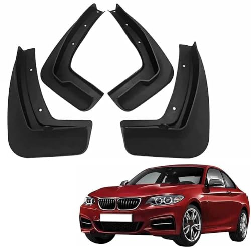 Bqieai 4PCS Auto Vorne Hinten Schmutzfänger, Für BMW 2 Series F22 F45 2015-2020 Rad Spritzschutz Kotflügel Staubdicht Schlamm Klappen Car Styling Zubehör