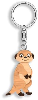 Framan Porte-clés en bois d'animaux sauvages, fabriqué à la main, en différents modèles.