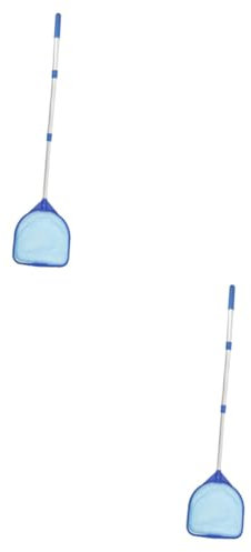 Supvox 2stücke Cleaner Net Für Schwimmbad Und Teich Verlängerbarer Kescher Entfernung Von Blättern Und Schmutz Robuster Leicht Und Einfach Zu Handhaben Für Pflege Von Fischteichen