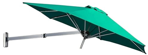 RDHMJSJAZ Ombrellone Da Giardino, Ombrellone Da Giardino A Parete, Ombrellone Da Sole, Ombrellone Inclinabile For Balcone Da Giardino Esterno, Ombrellone For Cortile/Giardino/Portico(Green)
