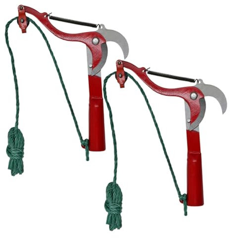 Milisten 2pièces Sécateur de Jardin Coupe-branches Acier Outil de Jardinage pour Arbres et Plantes Lot