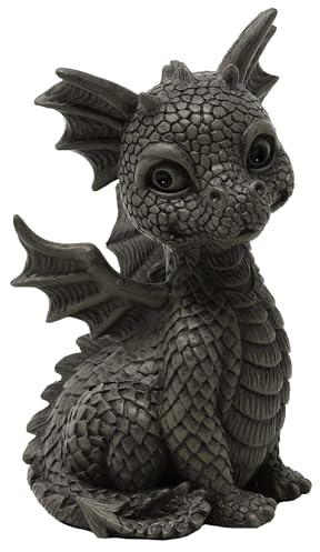 MystiCalls Glücksdrache Snooty klein - Drache Garten Figur Deko