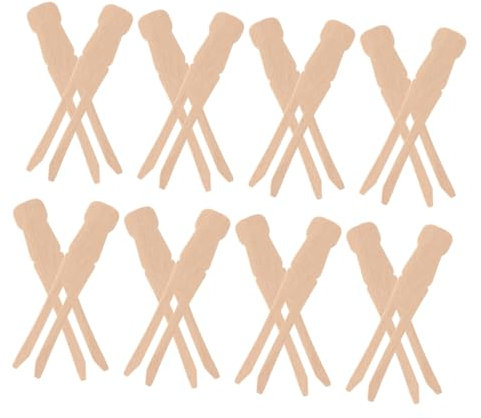 HOODANCOS 50pezzi Mollette in Legno Per Bucato Da Mollette Naturali Per Asciugare Vestiti e Trapunte Clip Grandi Liscie e Affidabili Per Uso Quotidiano