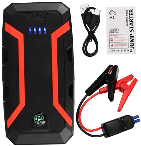 SEWOART Démarreur De Secours Pour Voiture Booster Urgence Portable Chargeur De Batterie Multifonction Avec Lampe Torche