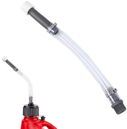 Tubo flessibile per carburante, tubo di ricambio per taniche di gas da 5 galloni con filtro aggiornato, tubo di riempimento Fue-l di alta qualità per caraffe VP Fuel Ju-g/LC2 (colore: come mostrato)