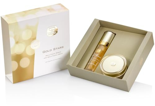 KEDMA - Duo Crème & Sérum Visage à l'Or 24K - 50ml+50g | Le duo crème et sérum à l’or 24K hydrate, nourrit et aide à améliorer la fermeté et l’éclat du teint.