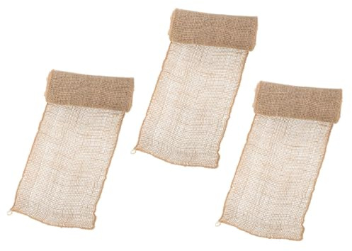 ORFOFE Bandages D’Hiver pour Arbres en Toile De Jute 3 Pcs Protection Hivernale Tronc Arbre Antigel Jardin Extérieur