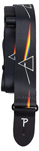 Perri's Leathers Ltd. - Tracolla per Chitarra - Poliestere - Pink Floyd - Dark Side of the Moon - Prodotto con Licenza Ufficiale - Per Chitarre Acustiche/ Elettriche / Bassi - Fabbricata in Canada (LPCP-1070)