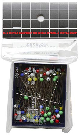 Prym - Prym Glass Silver Assorted (0,80 x 48 mm) huvudstift - 1 St