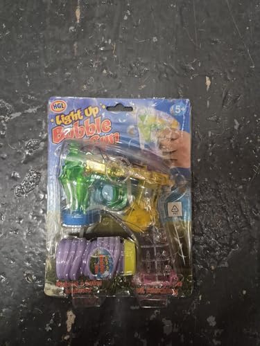 HGL LIGHT UP BUBBLE GUN - Bright Lights and Big Bubbles, the Ultimate Bubble Blowing Gun