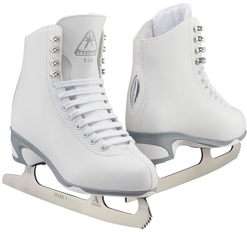Jackson Ultima Finesse Schlittschuhe für Damen und Mädchen, Größe 43, Weiß