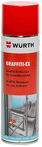 Graffiti-Entferner Graffiti-EX Innenbereich - 500ml - Der Graffiti-Entferner für glatte, nichtsaugende Untergründe im Innenbereich. Der Problemlöser bei Graffitis auf empfindlichen Oberflächen.