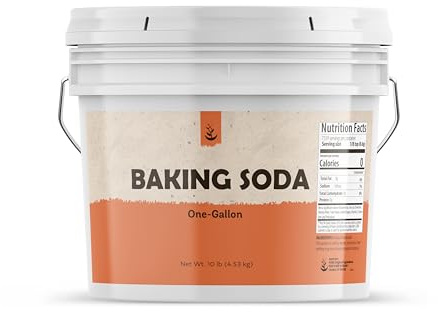 Pure Original Ingredients Baking Soda (1 Gallon), Cooking, Baking, Cleaning (160 Ounce)