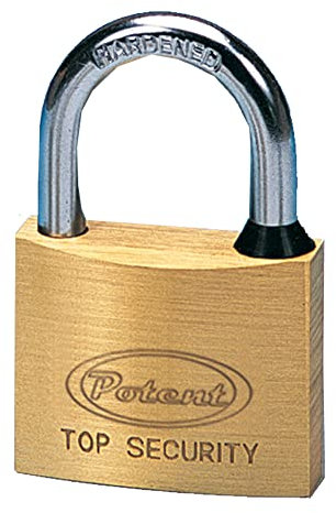 Lucchetto ad arco in ottone massiccio 30MM dim 50,5X30X12,5mm METALPLUS