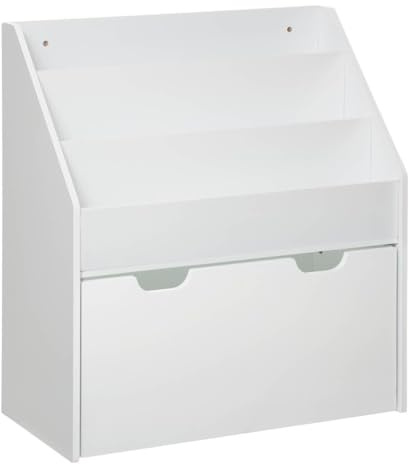 Kinderbücherregal - Rollcontainer - weiß H. 70 cm - Weiß - Atmosphera créateur d'intérieur