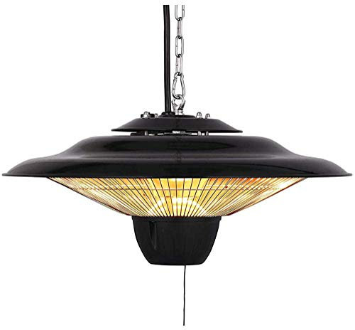Samnuerly Riscaldatore di Spazio Esterno 2500w Tubo alogeno a infrarossi Patio Giardino riscaldatore Elettrico a soffitto per Patio, riscaldatore a soffitto
