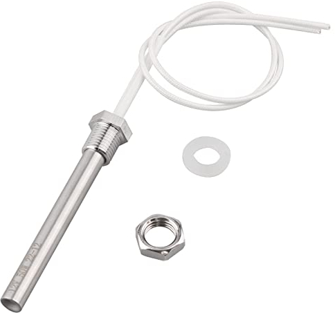 DERNORD Immersion Cartridge Heater SS304 Tublar Heater M14 Thread 12V 50W