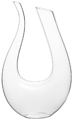 MASUNN 1500ml lussuoso vetro di cristallo a forma di U corno vino decanter versatore vino rosso caraffa aeratore