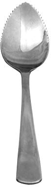 Thunder Group SLGF004 Grapefruit Spoon, Serrated Edge, 18/0 Stainless Steel, Mirror Finish, Pack of 12