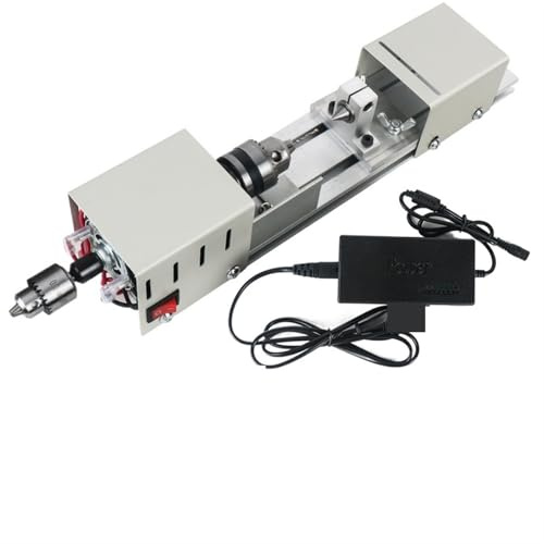 KOZWAY Multi métal Mini Tour Machine Bricolage Bois modèle Faisant perceuse Moulin à Bois Bouddha Perle Tour meulage Polissage Perles 12-24VDC
